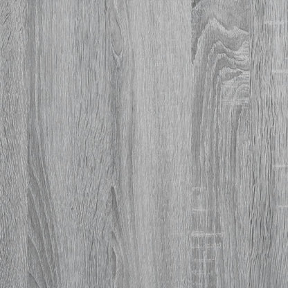 Hoekkast 200x40x45 cm bewerkt hout grijs sonoma eikenkleurig