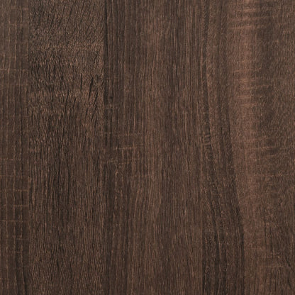 Hoekkast 200x40x45 cm bewerkt hout bruin eikenkleurig