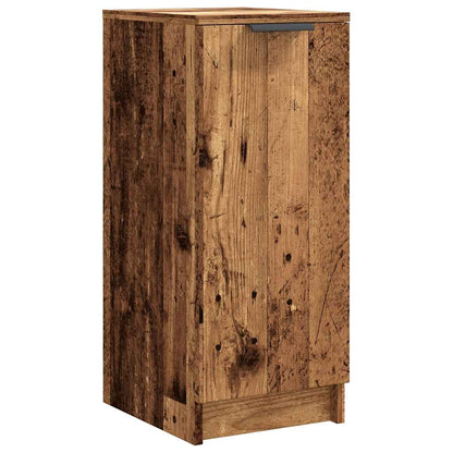 Schoenenkast 29,5x35x70 cm bewerkt hout oud houtkleurig
