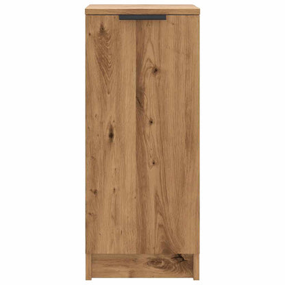 Schoenenkast 29,5x35x70 cm bewerkt hout artisanaal eikenkleur