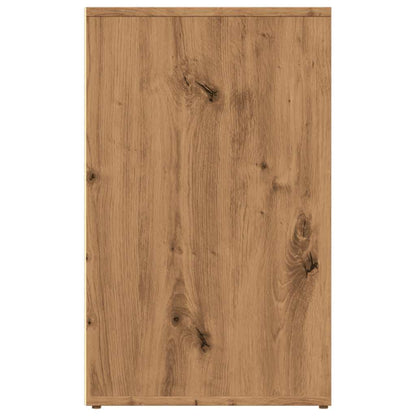 Kledingkast 80x40x65 cm bewerkt hout artisanaal eikenkleur