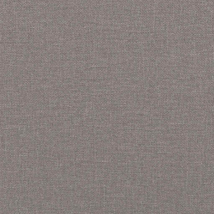 Eetkamerstoelen draaibaar 2 st stof taupe
