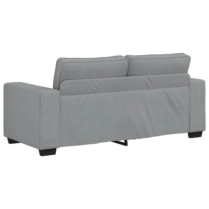 2-zitsbank 140 cm stof lichtgrijs