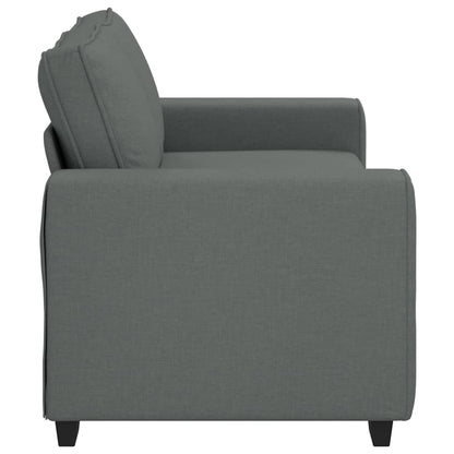 2-zitsbank 140 cm stof donkergrijs
