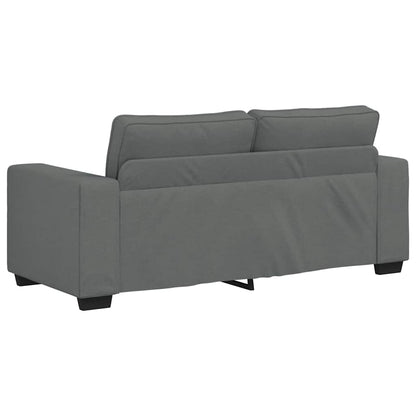 2-zitsbank 140 cm stof donkergrijs